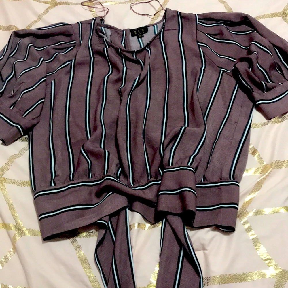 Purple long sleeve shirt